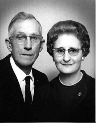 Fern Fentiman, with her husband