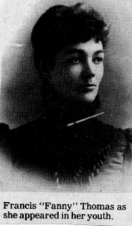 Fannie Thomas, in her youth