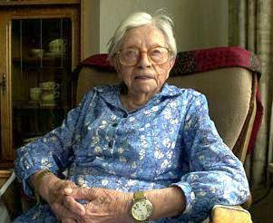 Mrs. Hendrikje Van Andel, age 112