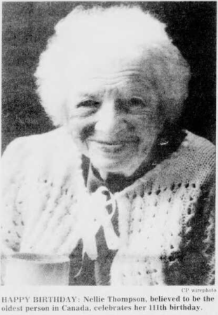 Nellie Thompson, 111