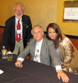 Prof. Richard Dawkins with Stephen and Natalie S. Coles