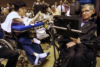 Prof. Stephen Hawking in Hong Kong