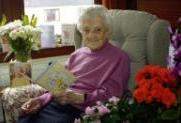 Alexina Calvert at age 110