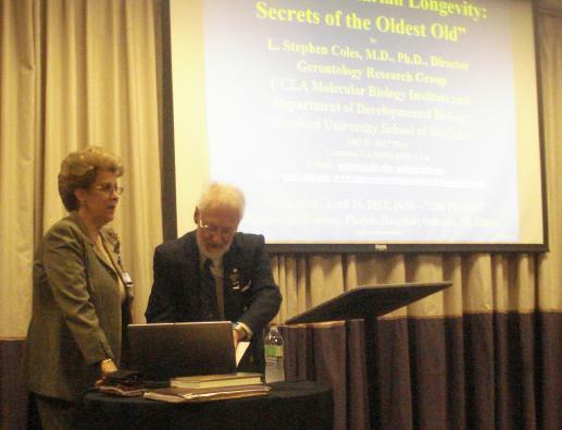 Drs. Antonio Novello and L. Stephen Coles, Distinguished Lecture on Aging