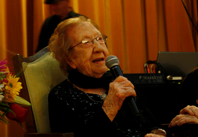 Alexina St-Pierre Loyer, 107