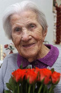 Mrs. Aloysia Tilscher, 110 years