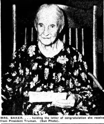 Betsy Baker, 107
