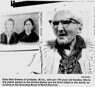 Ettie Mae Greene, 113