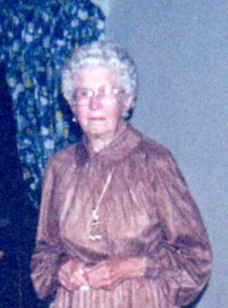 Estella Kingsbury, as an older woman