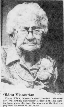 Emma Wilson, 110