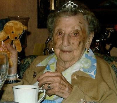 Mrs. Fannie Greenberg, 110, May 24, 2005