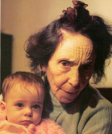 Adriana Iliescu and Daughter