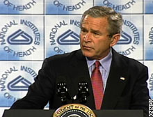 President Bush at NIH
