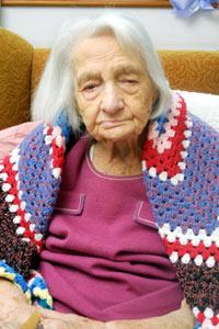 Mrs. Gladys Hawley, 112 years