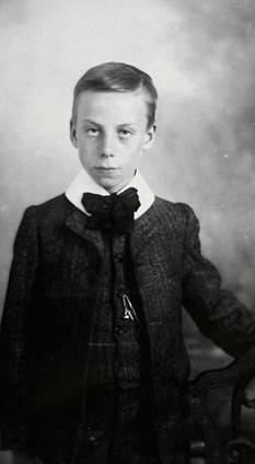 Henry Allingham, as a child