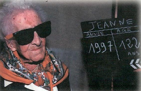 Jeanne Calment at age 122