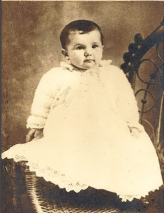 Lillian Stubbs, as a baby