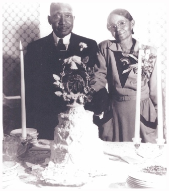 Maggie Barnes, with her husband