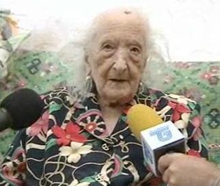 Maria-Eufemia Domenici-Cordano at age 110