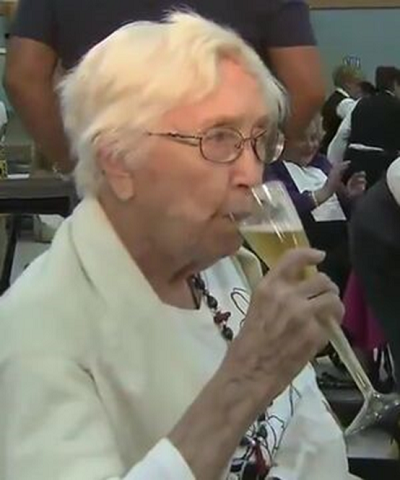 Maude Harris, 107