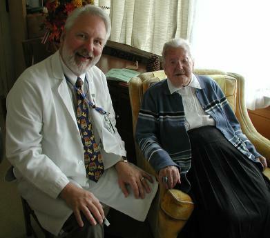 Dr. L. Stephen Coles
and Mrs. Marion Higgins, age 111