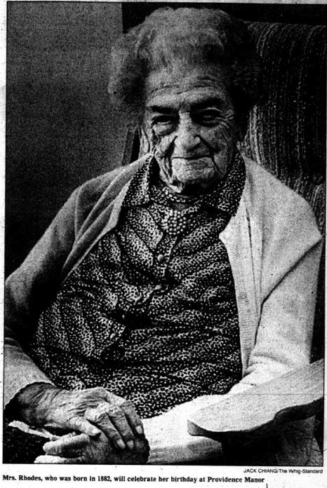 Mary Ann Rhodes, 110