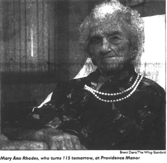 Mary Ann Rhodes, 115