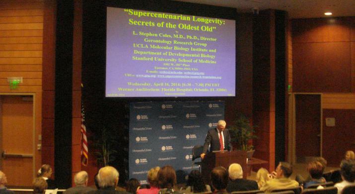 Dr. L. Stephen Coles, Distinguished Lecture on Aging