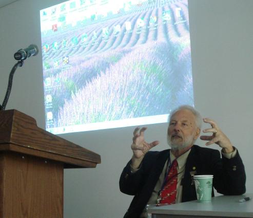 Prof. L. Stephen Coles, M.D., Ph.D. at a Local Synagogue