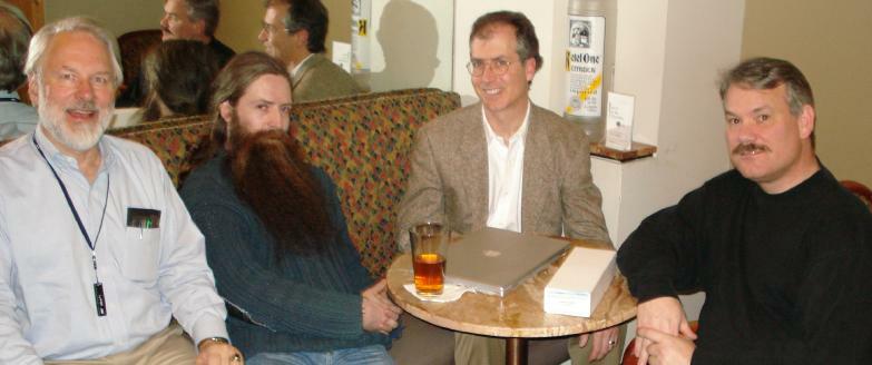 Steve Coles, Aubrey de Grey, Craig Cooney, and Dave Gobel