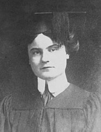 E. Verona Johnston, as a graduate student